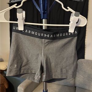 Under Armour Gray Women's Athletic Compression Shorts